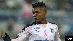 Samuel Kalu lors d'un match entre Bordeaux et Nice, France, le 28 octobre 2018