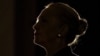 U.S. Secretary of State Hillary Clinton silhouetted by stage light, University of the Western Cape, South African, Aug. 8, 2012.
