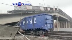 VOA60 Duniya: A Rasha Wata Gada Dake Kan Hanyar Jirgin Kasa Ta Siberia Ta Rushe A Garin Svobodny