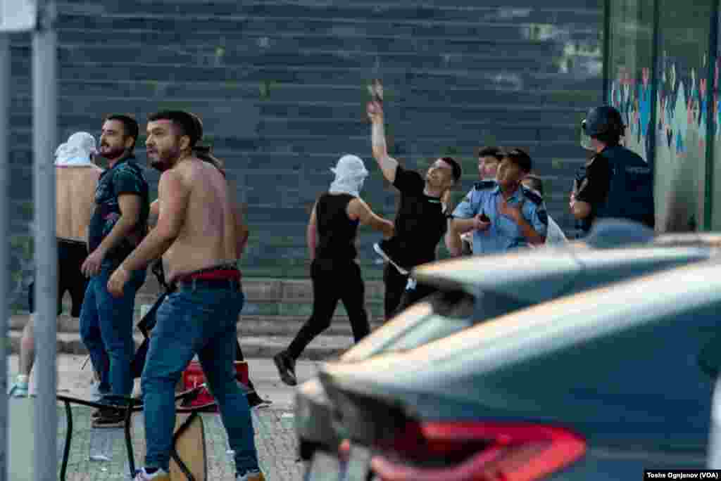Rally in Skopje, North Macedonia, against the French proposal for start of the EU negotiations, Wednesday 07_06_2022