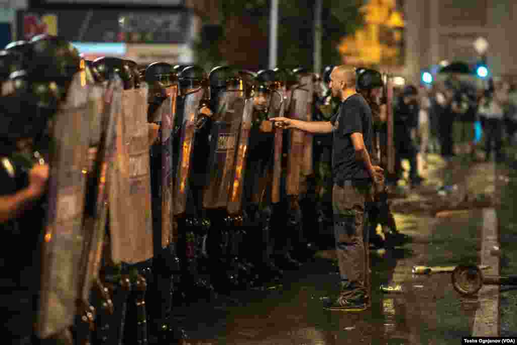 Rally in Skopje against the French proposal for EU negotiation 