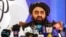 FILE - Taliban Foreign Minister Amir Khan Muttaqi speaks in Kabul, Afghanistan.