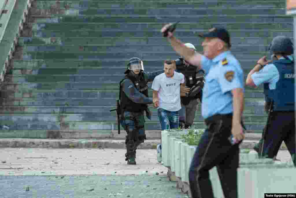 Rally in Skopje, North Macedonia, against the French proposal for start of the EU negotiations, Wednesday 07_06_2022