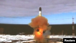 آزمایش موشک بالستیک «سارمات» 