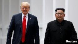 Prvi samit Trumpa i Kima u Singapuru 12. juna 2018.
