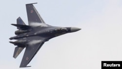 러시아제 최신예 전투기 수호이 Su-35. (자료사진)