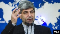 Juru bicara Kemenlu Iran Ramin Mehmanparast mengatakan bahwa pemimpin tertinggi Iran, Ayatollah Khamenei telah melarang pengembangan senjata nuklir (foto: dok).