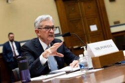 Federal Reserve Board chairman Jerome Powell testifies during a House Oversight and Reform Select Subcommittee hearing on Capitol Hill in Washington, June 22, 2021.