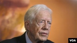 Mantan Presiden AS Jimmy Carter (foto: dok) memimpin delegasi peninjau internasional bagi referendum di Sudan Selatan.