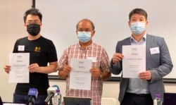 香港民意研究所在2021年9月中公布一项民意调查显示，大部分香港市民不愿意到大湾区定居及工作 (美国之音/汤惠芸)