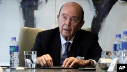 U.S. Commerce Secretary Wilbur Ross attends a press conference in Hong Kong, Sept. 27, 2017. Ross told Congress billions more dollars are needed to complete the 2020 Census.
