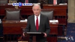 VOA60 DUNIYA: An Tabbatarwa Da Jeff Sessions Mukamin Attorney Janar