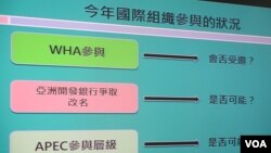 台湾立法院外交及国防委员会质询的图卡(美国之音张永泰拍摄)