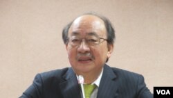 民进党立委柯建铭（美国之音张永泰拍摄）