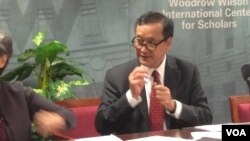 柬埔寨反对党领袖桑兰西 （资料图片）