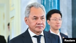 资料照 - 2024年9月12日，俄罗斯安全委员会秘书谢尔盖·绍伊古在俄罗斯圣彼得堡。