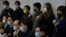 Pro-democratic party members shout slogans in response to the mass arrests during a press conference in Hong Kong Wednesday, Jan. 6, 2021. About 50 Hong Kong pro-democracy figures were arrested by police on Wednesday under a national security law,…