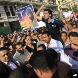 埃及科普特基督徒周日在开罗市中心举行示威