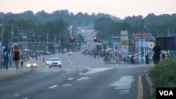 生活处于正常状态下的美国密苏里州的小镇弗格森 (美国之音杨晨拍摄)