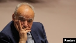 联合国利比亚事务特别代表萨拉梅（Ghassan Salame）2019年5月21日在联合国总部。