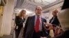 FILE - House Judiciary Committee Chairman Jerrold Nadler, D-N.Y., speaks after a session with Democratic members to prepare for a hearing with legal experts on grounds for impeaching President Donald Trump, on Capitol Hill, Dec. 3, 2019. 
