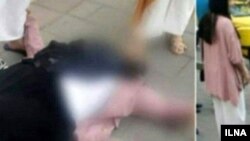 دو زن در خیابان کاشانی شهر ارومیه بعد از درگیری لفظی بر سر حجاب اجباری در اثر تصادف عمدی مجروح شدند، عکس از ایلنا