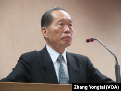 台湾执政党国民党立委陈镇湘(美国之音张永泰拍摄)