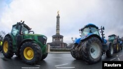 Njemački farmeri u Berlinu