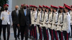 美国国防部长奥斯汀2021年7月27日访问新加坡（美国国防部照片）