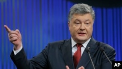 Le président ukrainien Petro Poroshenko