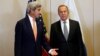 US Secretary of State John Kerry and Russian Foreign Minister Sergei Lavrov meet in Geneva, to discuss the crisis in Syria, September 9, 2016