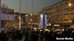 تجمع اعتراضی در تهران 