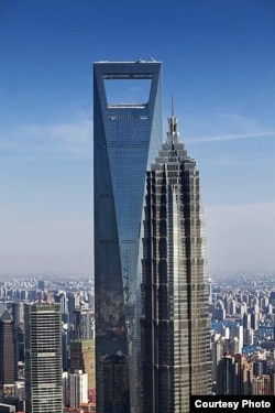 中国目前第二高的摩天大楼上海环球金融中心