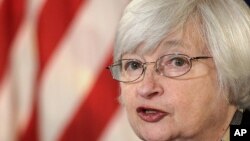 자넷 옐런 미 연방준비제도 의장 (자료사진)