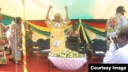 FILE: Mrs. Grace Mugabe captured in one of the provincial rallies where she attacked rival Zanu PF factions fighting to succeed ageing President Robert Mugabe. (Photo: Zanu PF Facebook Page)