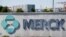 FILE - Signage is seen at the corporate headquarters of the U.S. pharmaceutical company Merck in Kenilworth, N.J., May 1, 2018. 