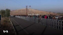 ویدئوی منتسب به صف طولانی پناهجویان سوری در ترکیه برای بازگشت به کشورشان