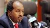 Somali President Hassan Sheikh Mohamed addresses a news conference at the African Union Headquarters in Addis Ababa May 26, 2013. 