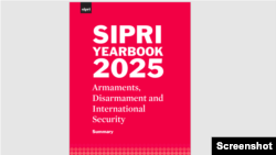 瑞典斯德哥尔摩国际和平研究所(SIPRI) 6月16日发布的2025年度报告称，中国目前拥有至少600枚核弹头，并以每年新增约100枚的速度持续扩张。（网页截图）