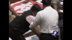 台湾立法院因核四议题爆发肢体冲突