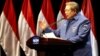 Mantan Presiden SBY: "Kita akan kejar siapapun yang merusak dan menghancurkan nama baik kita" dalam pidato politik peringatan 17 tahun Partai Demokrat di Jakarta, Senin malam (17/9).
