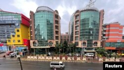 Hoteela Harmonii fi Hoteela Kaaleb jedhaman dhiheenya cufaman, Finfinnee, Adoolessa 15, 2021