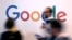 FILE - The logo of Google is pictured during the Viva Tech startup and technology summit in Paris, France, May 25, 2018. 