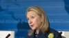 Secretary of State Hillary Rodham Clinton addresses the G8 foreign ministers at Blair House in Washington, April 11, 2012. 