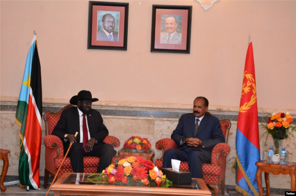 ፕረዚደንት ደቡብ ሱዳን ኣብ ኣስመራ ናይ ስራሕ ምብጻሕ የካይዱ ኣለው