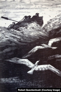 Woodcut by Robert Quackenbush