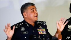 칼리드 아부 바카르 말레이시아 경찰청장.