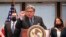 US Attorney General William Barr speaks on Operation Legend, the federal law enforcement operation, during a press conference in Chicago, Illinois, on September 9, 2020.