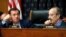 House Foreign Affairs Committee Chairman Ed Royce, R-Calif., left, and the committee's ranking member Rep. Eliot Engel, D-N.Y., listen during testimony during a committee hearing on North Korea sanctions, Sept. 12, 2017, on Capitol Hill in Washington.