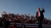 President Donald Trump arrives at a campaign rally, Oct. 19, 2020, in Prescott, Ariz.